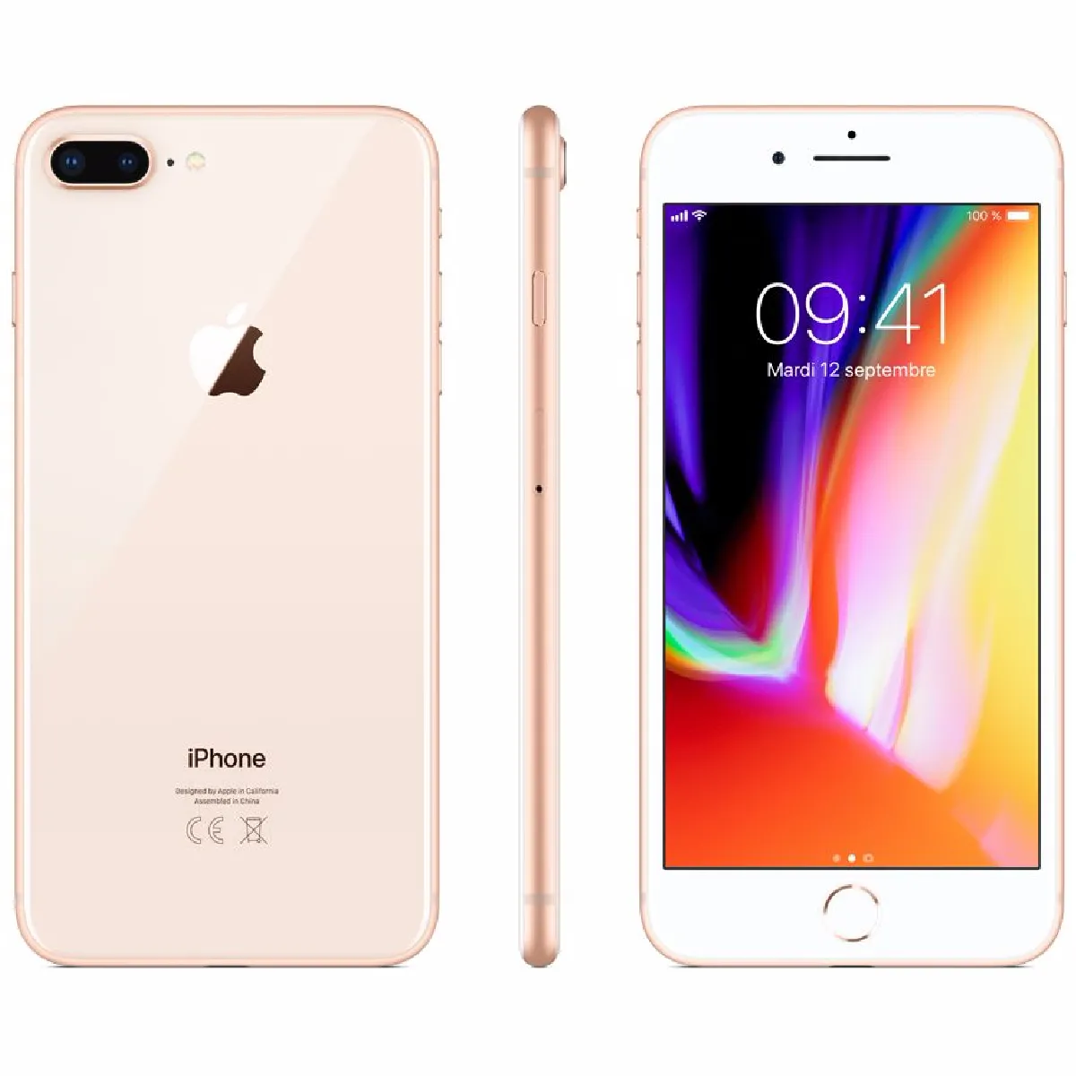 Apple iPhone 8 Plus - 64 Go - MQ8N2ZD/A - Or